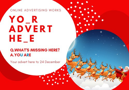 Gift from Santa sample advert